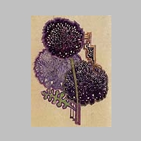 'Stylized dahlias' textile design by Charles Rennie Mackintosh, produced in 1915,.jpg